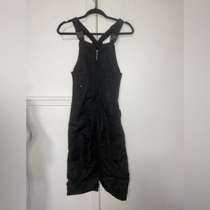 Magellan Outdoors Black Snow Bib Overalls youth small